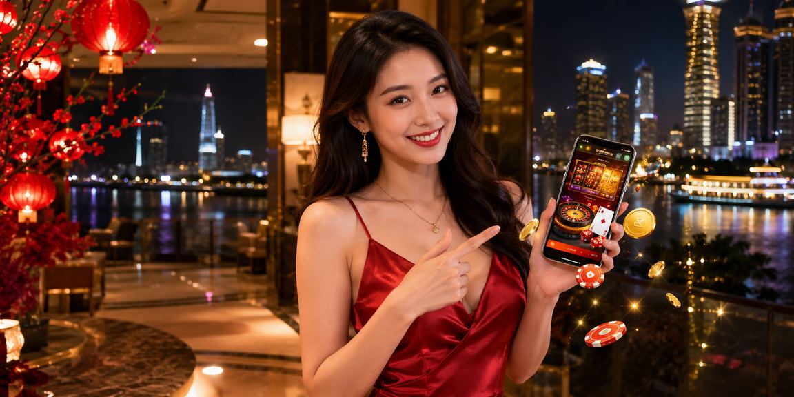 Người chơi đăng nhập casino trên điện thoại di động trong không khí Tết tại TP. Hồ Chí Minh