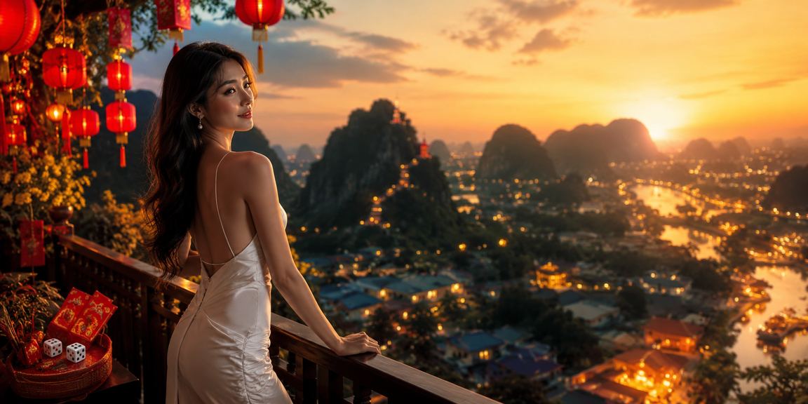 Người chơi tài xỉu tại Ninh Bình nạp tiền qua điện thoại dưới ánh đèn lồng
